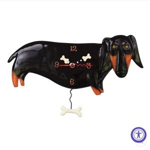 NEW! Otis Dachshund Clock